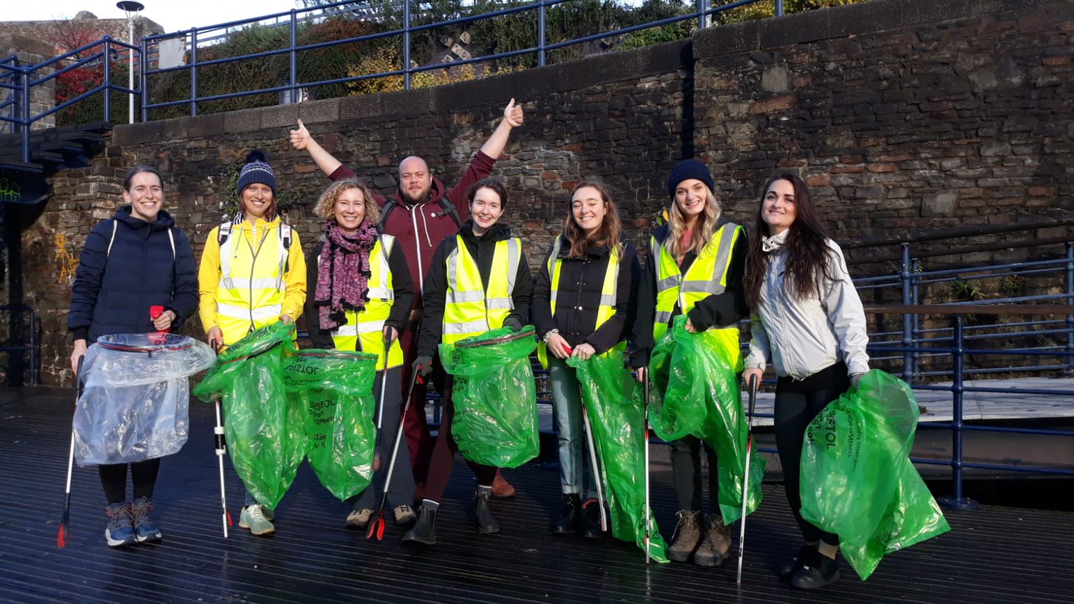 danone litter pickers bristol2 danone litter pickers bristol2