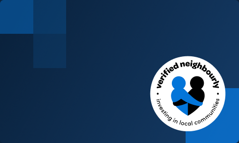 Verified Neighbourly badge - investing in local communities